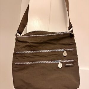 Baggallini Taupe Messenger Bag